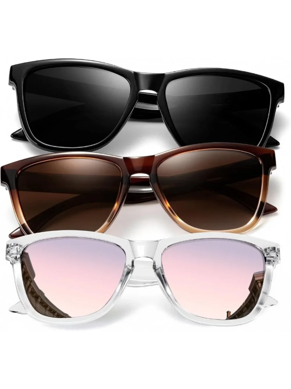 Trendy Polarized Retro Sunglasses for Women | UV Protection for Travel & Driving